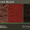20 Yards Of Red/Brown/Black Mulch Bulk Delivery