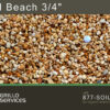 Gold Beach Stone 3/4" (1 yard)